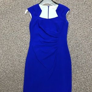 Calvin Klein dress with ruching 6P